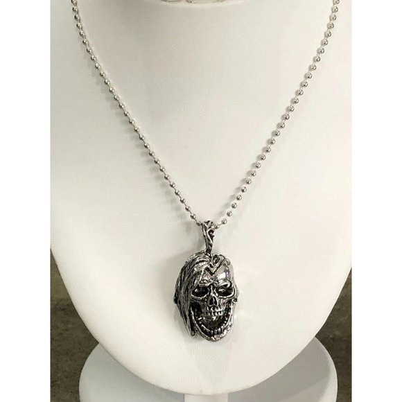 5/$20 Gothic Skull Horror Necklace Charm Iron Maiden - Picture 4 of 6